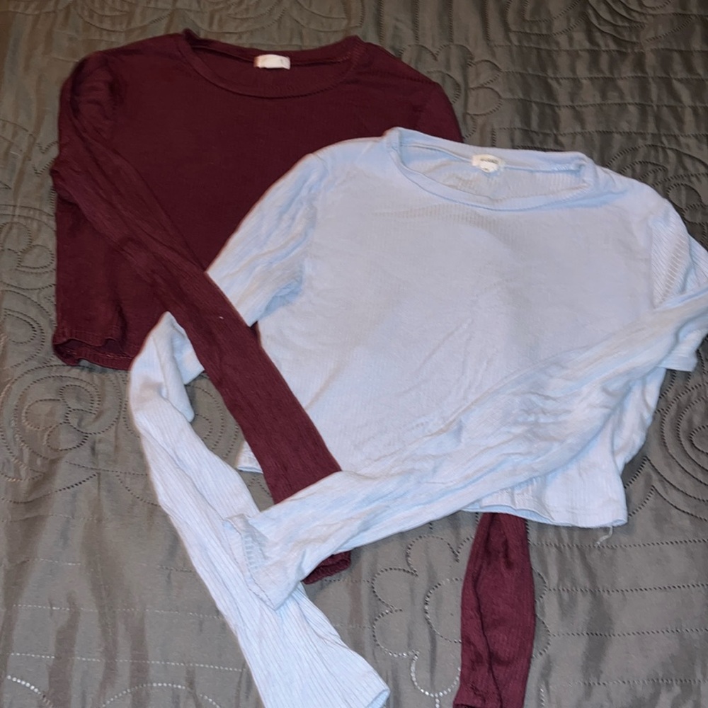 Garage Long Sleeve Crop Tops 2 Small